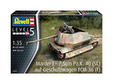 Revell liimitav mudel Marder I FCM 36 alusel 1:35 03292R