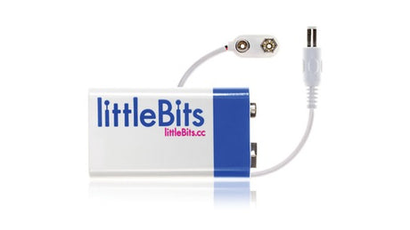 littleBits patarei + kaabel 660-0006-0000A
