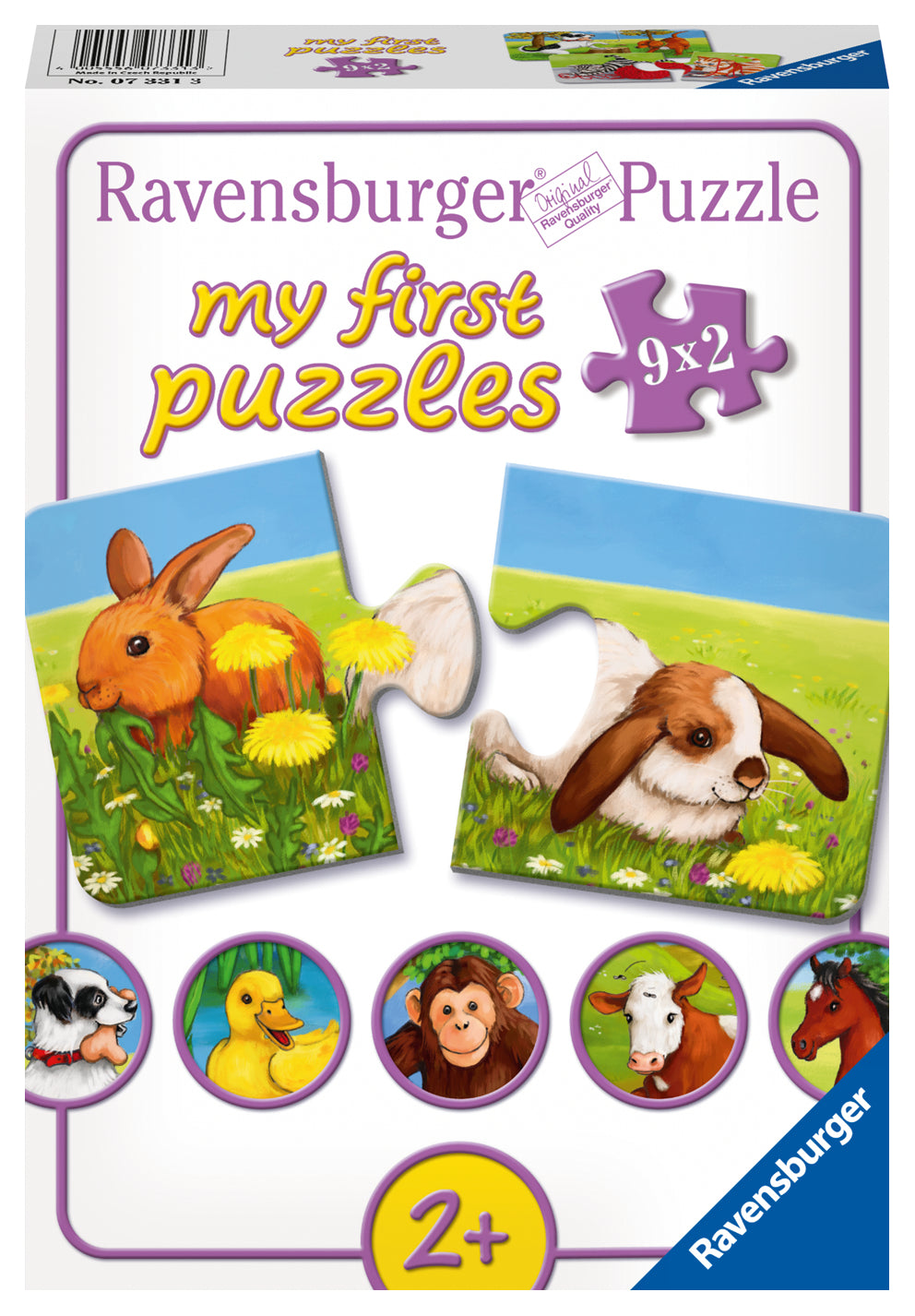 Ravensburger minu esimene pusle 9x2 tk 073313V