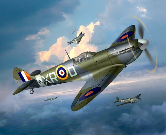 Revell liimitav mudel Supermarine Spitfire Mk.II 1:48 03959R